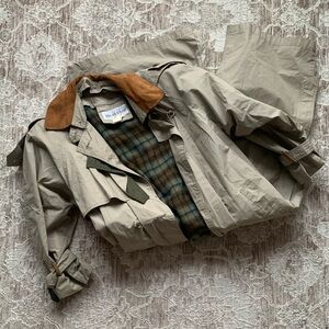Braefair Vintage Canvas Trench Coat